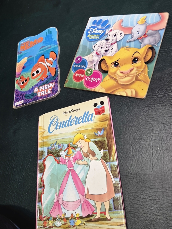 Disney Other - **Disney Cinderella Pink & White Board Book - Classic Kids Story And Others.**